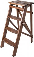 Photos - Ladder VIRASTAR Pine Brown 4 80 cm