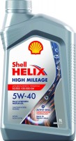 Photos - Engine Oil Shell Helix High Mileage 5W-40 1 L
