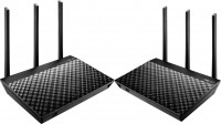 Photos - Wi-Fi Asus RT-AC66U B1 (2-Pack) 