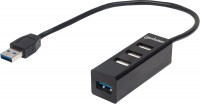 Photos - Card Reader / USB Hub MANHATTAN USB 3.0/2.0 Combo Hub 