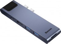 Card Reader / USB Hub BASEUS Thunderbolt C+Pro 7 in 1 Smart HUB 
