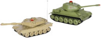 Photos - RC Tank Zegan M1A2 PK vs T34 1:32 