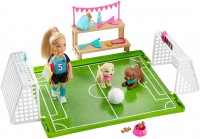 Photos - Doll Barbie Dreamhouse Adventures 6-inch Chelsea with Soccer Playset GHK37 