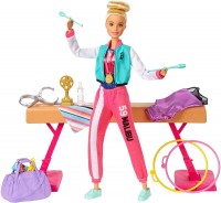 Photos - Doll Barbie Gymnastics Playset with Doll Balance Beam GJM72 