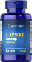 Photos - Amino Acid Puritans Pride L-Lysine 500 mg 100 cap 