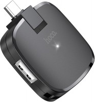Photos - Card Reader / USB Hub Hoco HB11 