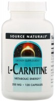 Photos - Fat Burner Source Naturals L-Carnitine 250 mg 120