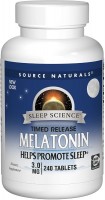 Photos - Amino Acid Source Naturals Sleep Science Melatonin 3 mg 120 tab 