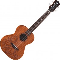 Acoustic Guitar Luna Uke Tattoo Tenor Mahogany 