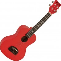 Acoustic Guitar Kohala Tiki Uke Red Soprano Ukulele 