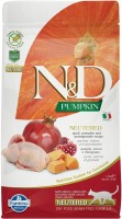 Photos - Cat Food Farmina Pumpkin Adult Neutered Quail  1.5 kg