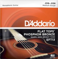 Photos - Strings DAddario Flat Top Phosphor Bronze 16-56 