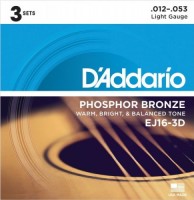 Strings DAddario Phosphor Bronze 3D 12-53 