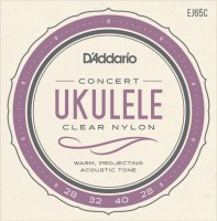 Photos - Strings DAddario Clear Nylon Ukulele Concert 