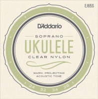 Strings DAddario Clear Nylon Ukulele Soprano 