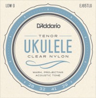Strings DAddario Clear Nylon Ukulele Low-G Tenor 