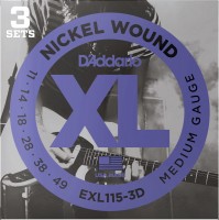 Photos - Strings DAddario XL Nickel Wound 3D 11-49 