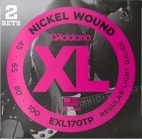 Photos - Strings DAddario XL Nickel Wound Bass TP 45-100 