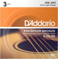 Strings DAddario Phosphor Bronze 3D 10-47 