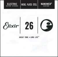 Photos - Strings Elixir Electric Nanoweb Nickel Plated Steel Single 26 