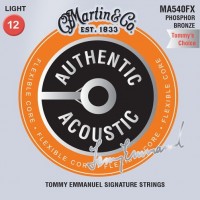 Photos - Strings Martin Authentic Acoustic Flexible Core 92/8 Phosphor Bronze 12-54 