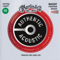 Strings Martin Authentic Acoustic Lifespan 2.0 Phosphor Bronze 10-47 