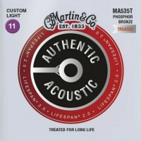 Photos - Strings Martin Authentic Acoustic Lifespan 2.0 Phosphor Bronze 11-52 