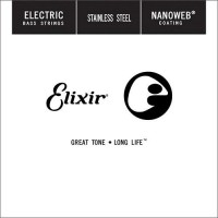 Photos - Strings Elixir Electric Bass Nanoweb Stainless Steel Single 105 L 