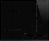 Photos - Hob Smeg SI7643B black