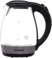 Photos - Electric Kettle Hyundai HYK-G2030 2200 W 1.7 L  stainless steel