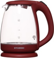 Photos - Electric Kettle Hyundai HYK-G1002 burgundy