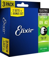 Strings Elixir Electric Optiweb Super Light 9-42 (3-Pack) 