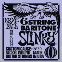 Photos - Strings Ernie Ball Slinky Nickel Wound Baritone 13-72 