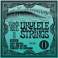 Strings Ernie Ball Ukulele Ball End Black Nylon 28-40 