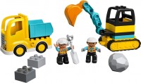 Construction Toy Lego Truck and Tracked Excavator 10931 