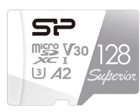 Photos - Memory Card Silicon Power Superior microSDXC UHS-1 C10 V30 A2 + Adapter 128 GB
