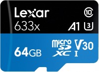 Memory Card Lexar High-Performance 633x microSD 64 GB