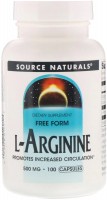 Photos - Amino Acid Source Naturals L-Arginine 500 mg 50 cap 
