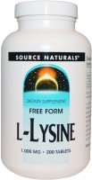 Photos - Amino Acid Source Naturals L-Lysine 1000 mg 100 tab 