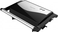 Photos - Electric Grill Cecotec Rock'nGrill 750 Full Open stainless steel