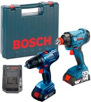 Photos - Power Tool Combo Kit Bosch GDX 180-LI + GSR 180-LI Professional 06019G5222 