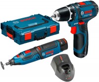Photos - Power Tool Combo Kit Bosch GSR 12V-15 + GRO 12V-35 Professional 06018681SB 