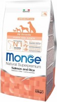 Photos - Dog Food Monge Speciality All Breed Puppy/Junior Salmon/Rice 