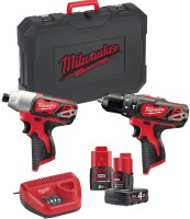 Photos - Power Tool Combo Kit Milwaukee M12 BPP2B-421C 