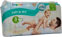 Photos - Nappies Lupilu Soft and Dry 3 / 56 pcs 