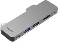 Photos - Card Reader / USB Hub WiWU Adapter T5 