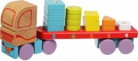 Photos - Construction Toy Cubika Truck with Geometric Shapes LM-13 