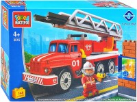 Photos - Construction Toy Gorod Masterov Fireman Ural 3516 