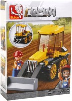 Photos - Construction Toy Sluban Small Bulldozer M38-B0377D 