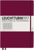 Photos - Notebook Leuchtturm1917 Squared Master Slim Vinous 